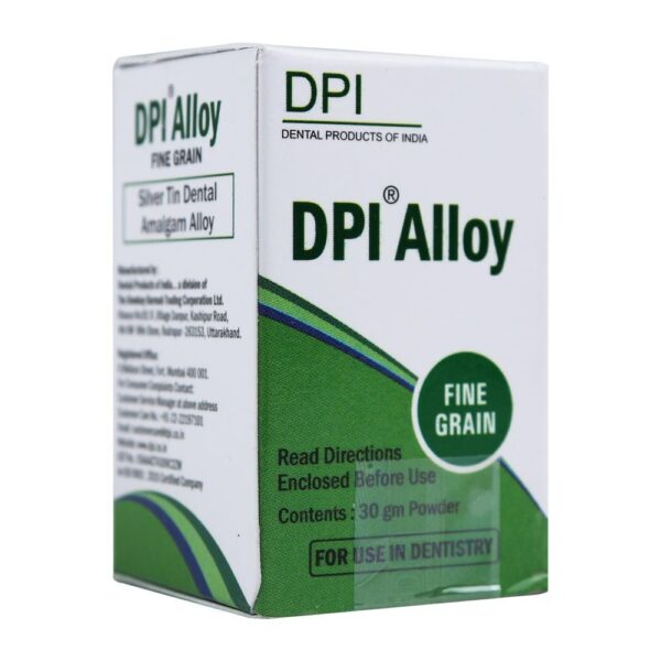 Dpi Fine Grain Silver Alloy : 30 gms.
