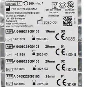 Dentsply Protaper Gold Rotary Files 21mm: 6 Files